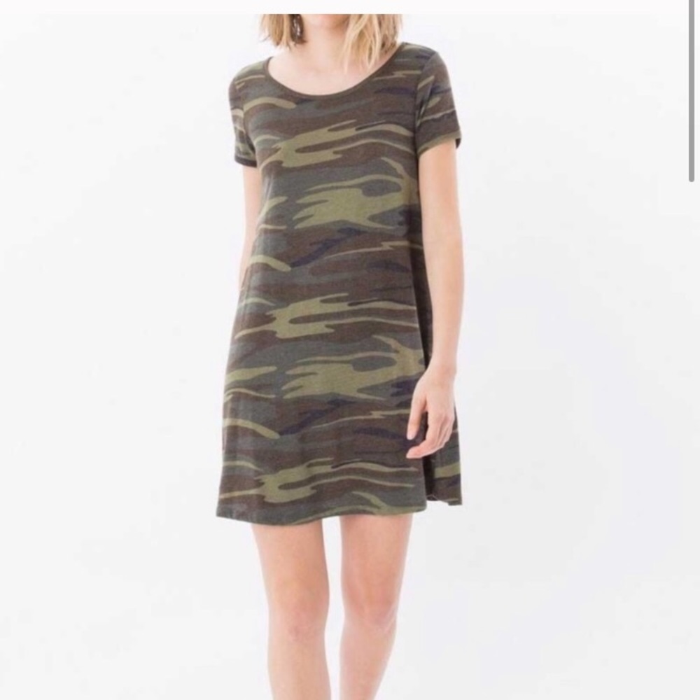 Army Green swing dress